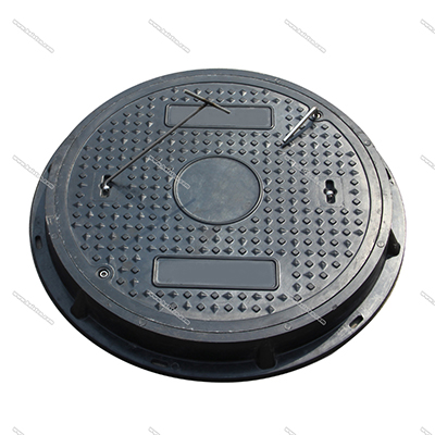 Fiber Glass Manhole Cover Round Type 600mm B125 Load Rating
