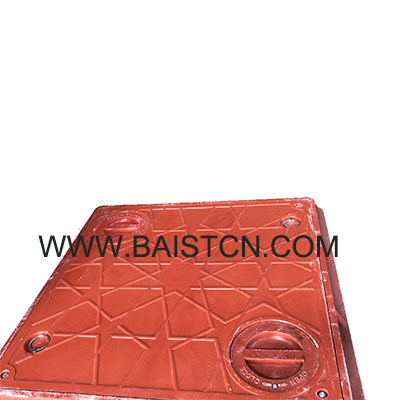 BMC Manhole Cover Outer Size 700x700mm With SMC Caps